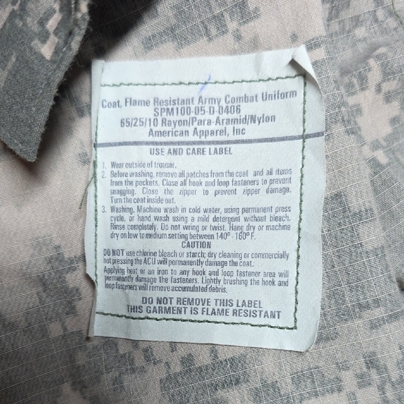 ACU Digital Camouflage Field Jacket - Gray/Green - Picture 3 of 5